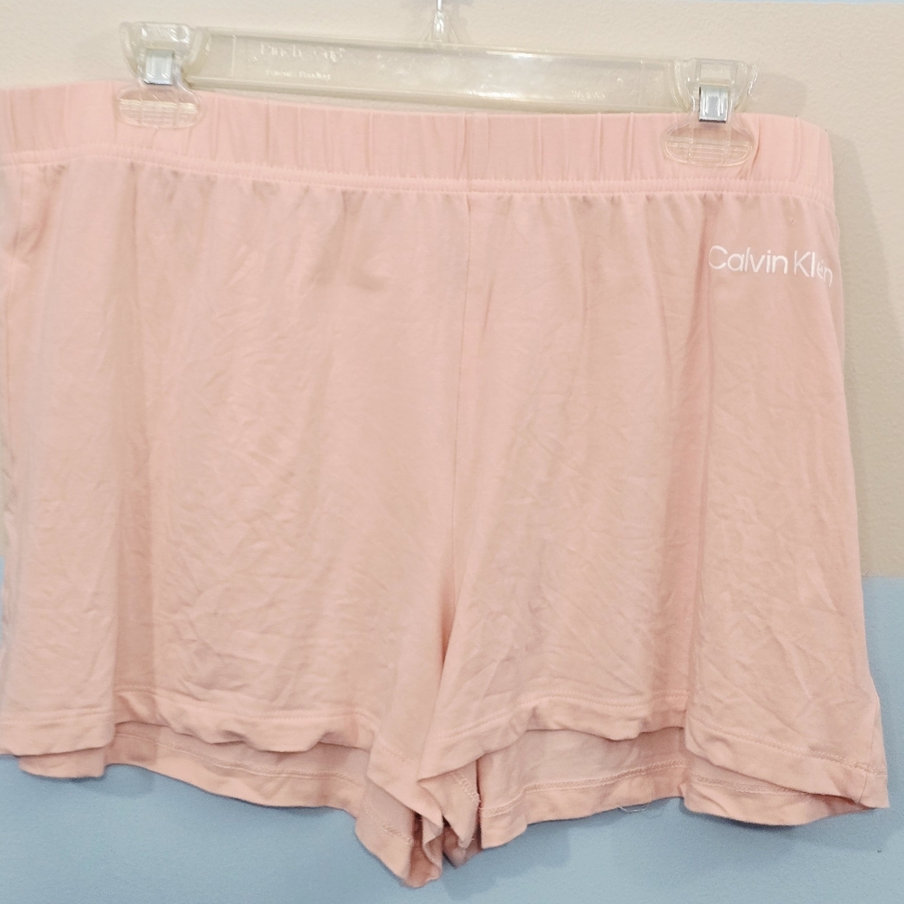 Calvin Klein Pink Short Sleeve Pajama Set - Picture 5 of 6
